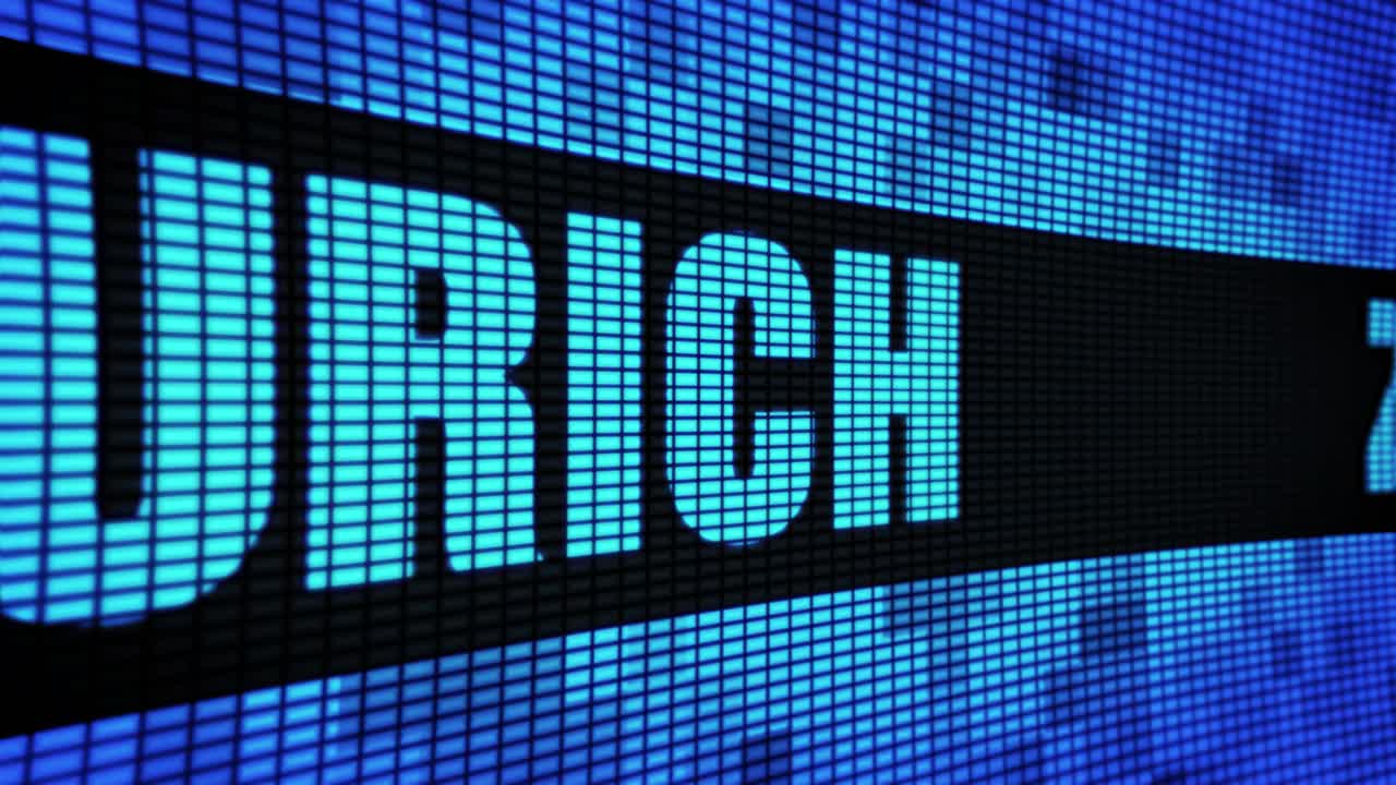 Zurich on Digital Display