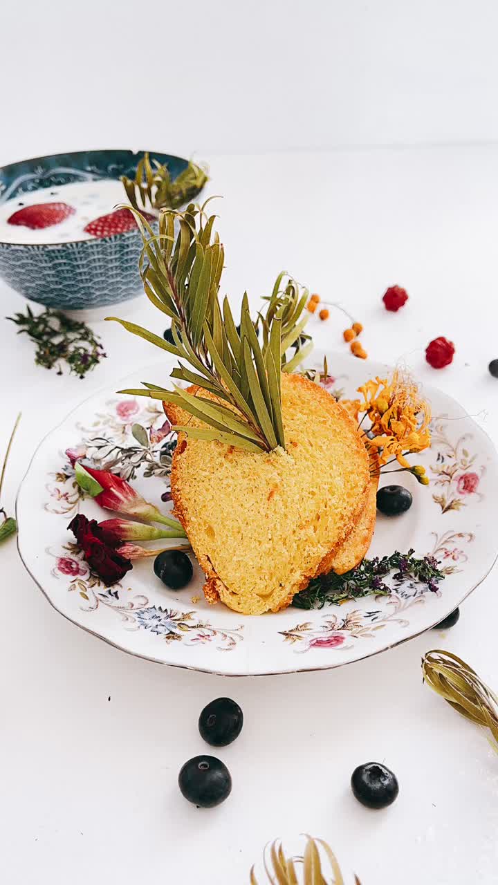Elegant Yellow Cake with Floral Arrangement