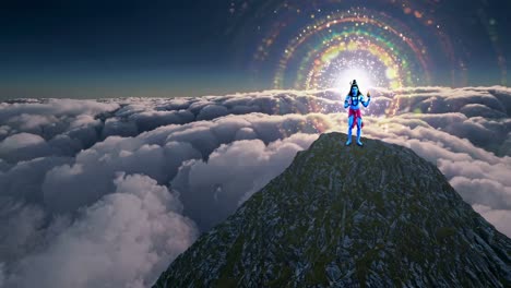 shiva on a mountaintop