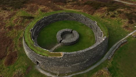 cahergal ringfort, kerry, irlanda, marzo de 2022