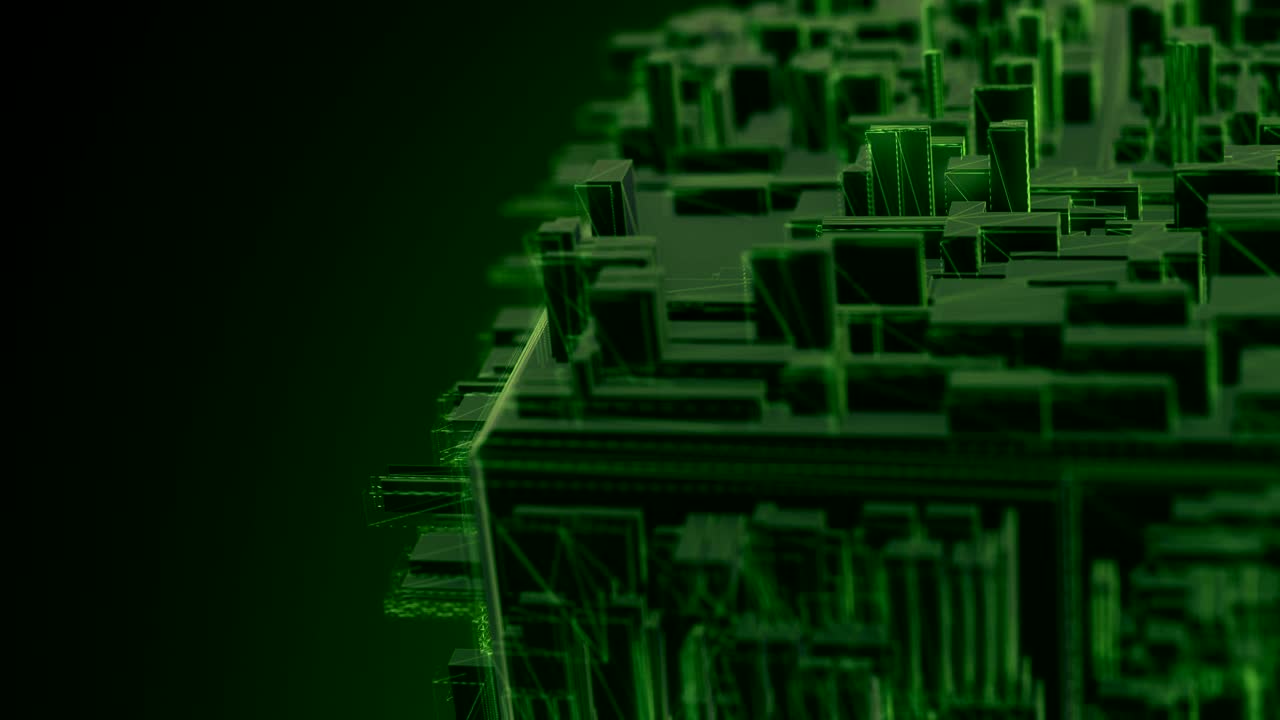 The background of moving 3d object - loopable stock video