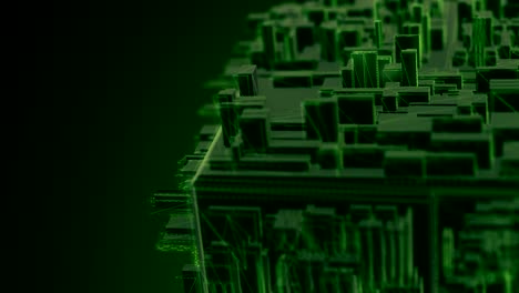 el fondo de un objeto 3d en movimiento - video de stock en bucle