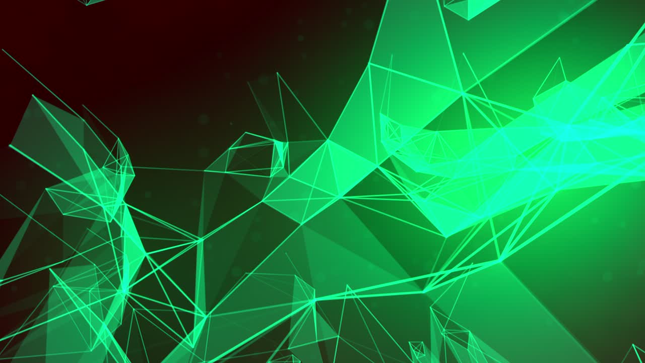 intro de promoción de monedas criptográficas. fondo geométrico abstracto con puntos y líneas de conexión.