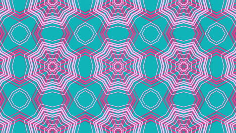 geometric lines moving pattern, over blue background