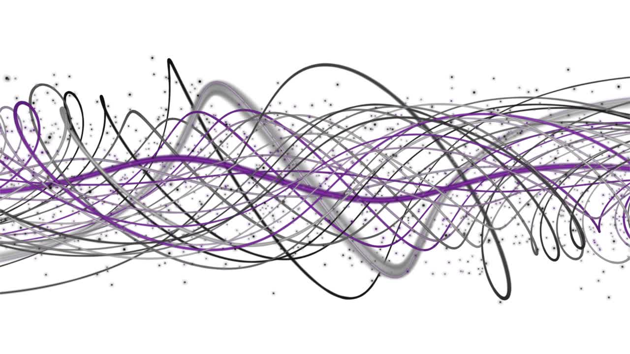 фантастическая анимация с вращающимся полосовым объектом в замедленном движении, 4096x2304 петля 4k