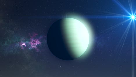 urano en el espacio