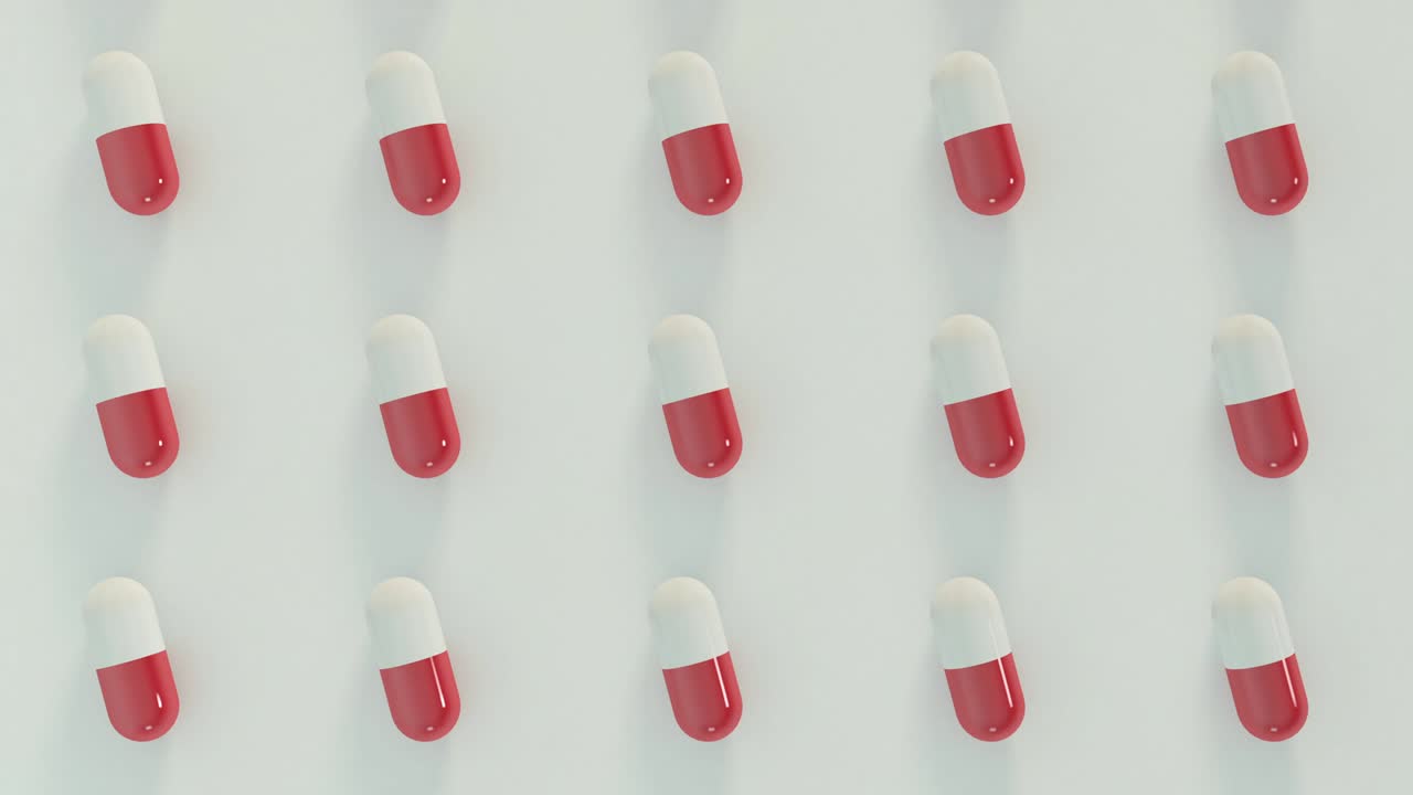 Medical Capsule Pills Background
