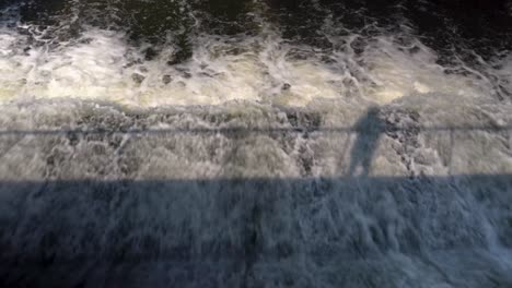 dam in rockford michigan waterfall flowing water
