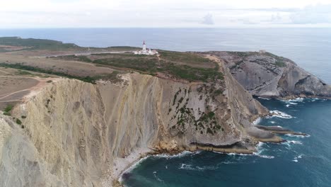 aerial view of cabo espichel sesimbra portugal