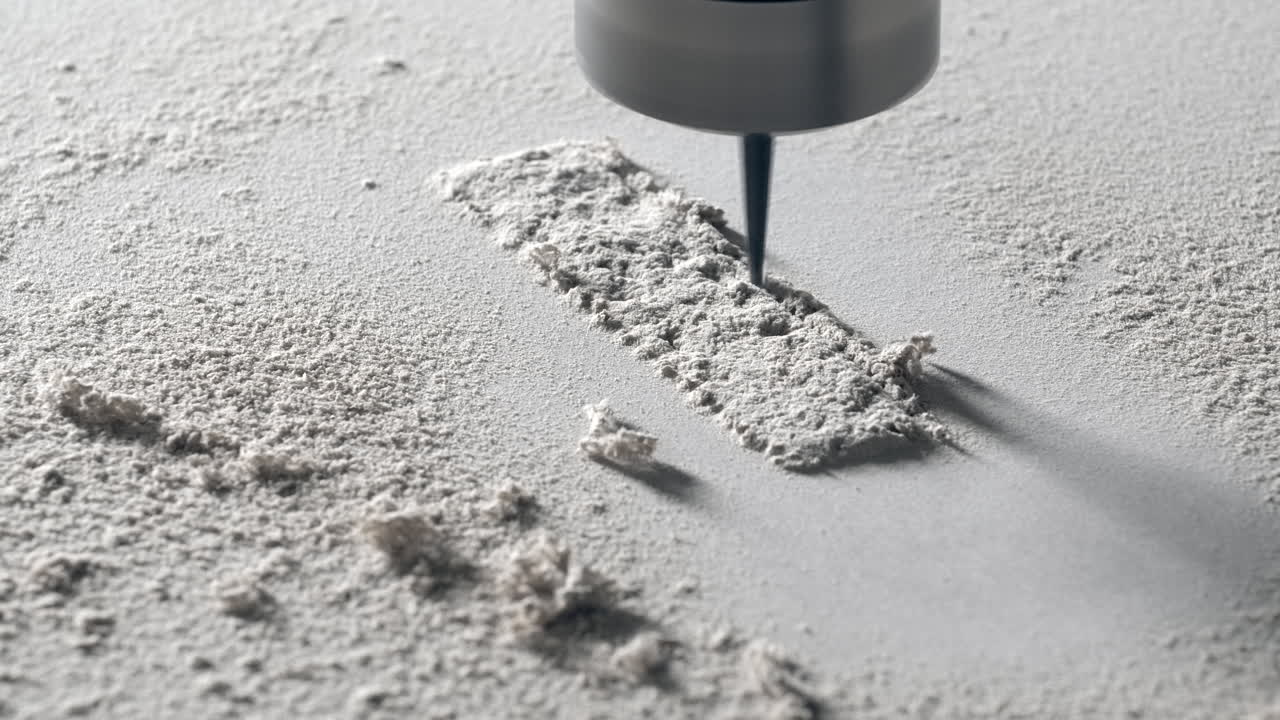 먼지가있는 재료에 대한 cnc 밀링 프로세스