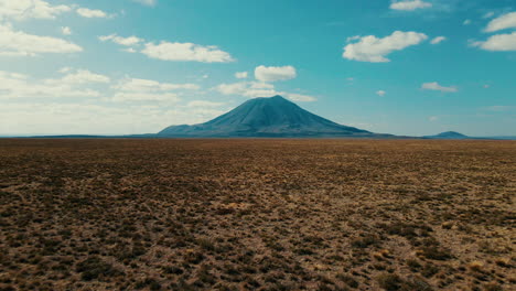 Drone-advancing-over-Volcan-Diamante-in-Mendoza,-Argentina,-capturing-a-mesmerizing-aerial-perspective-of-the-volcanic-landscape