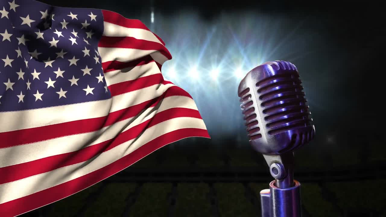 American flag video