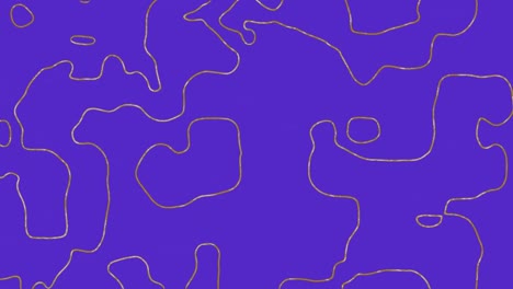 digital animation of topography pattern moving against blue background