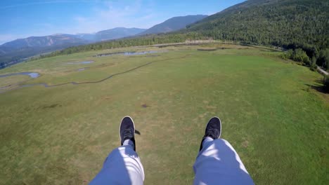 Paraglider-paragliding-in-air-4k