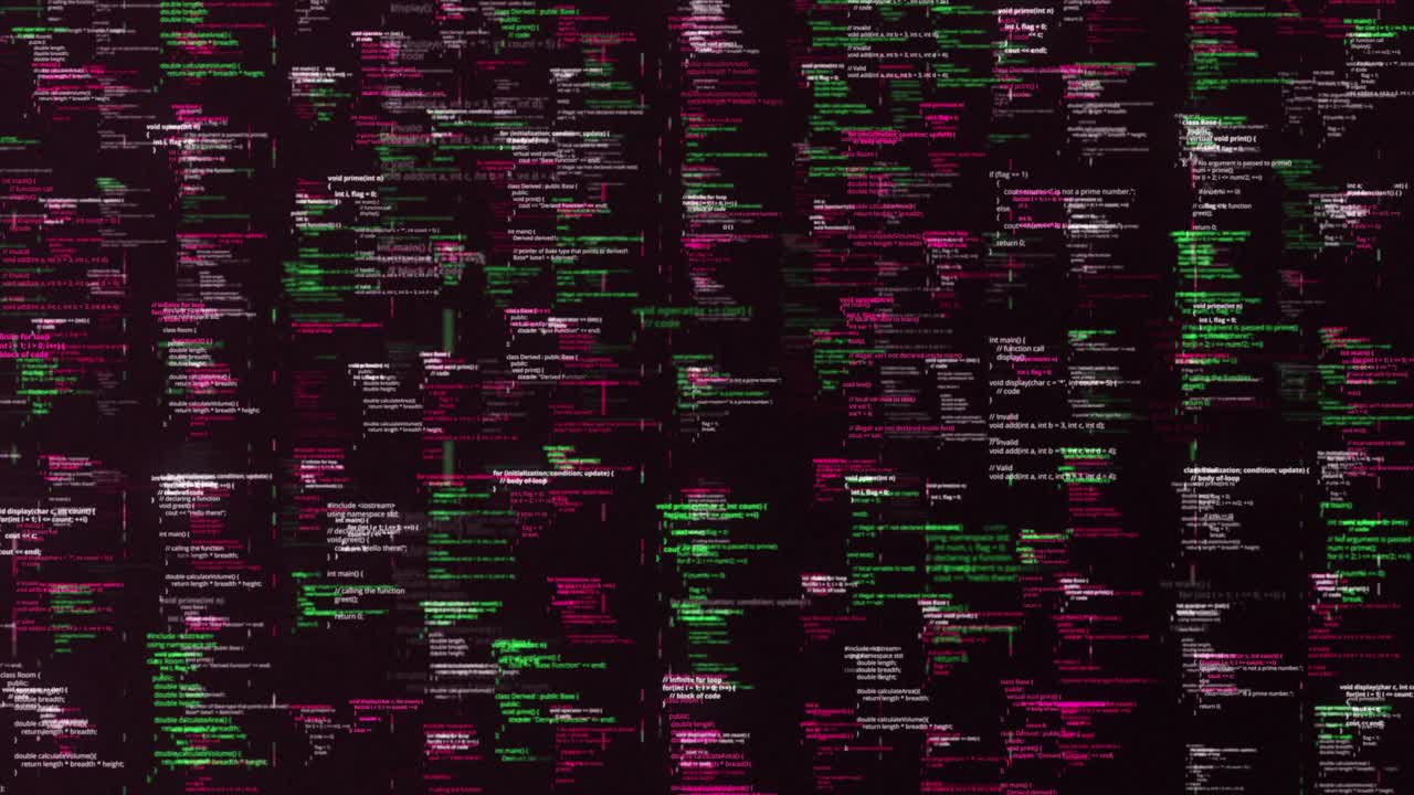 visualización de código abstracto