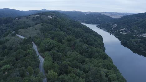 Natürlicher-Fluss,-Der-Durch-Den-Wald-Fließt