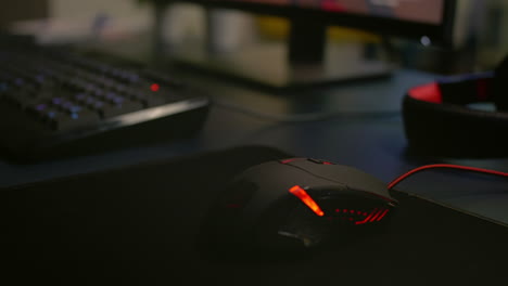 Closeup-of-professional-mouse-with-RGB-lighting