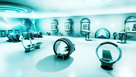 futuristic medical laboratory: advanced technology and equipment