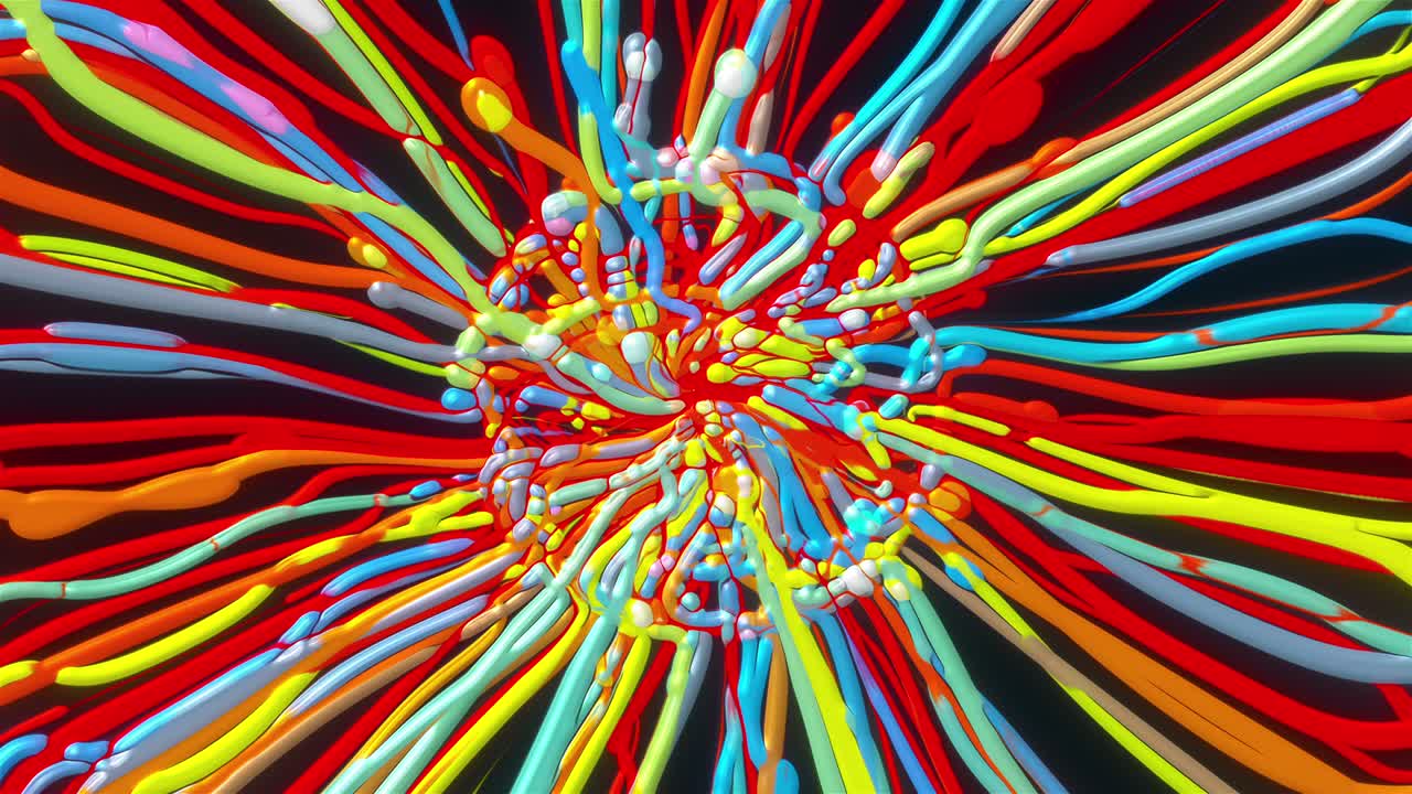 explosión de líneas de rayos de vidrio