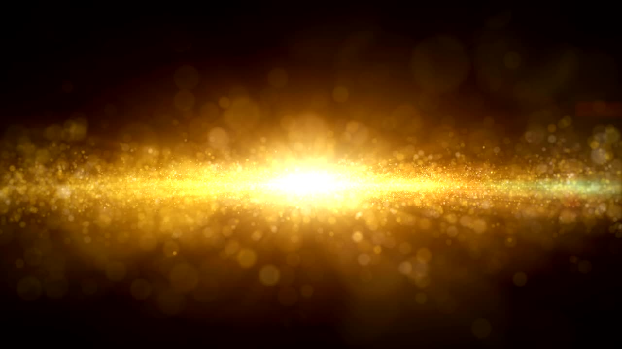 반이는 황금 먼지 입자 반이는 불꽃
