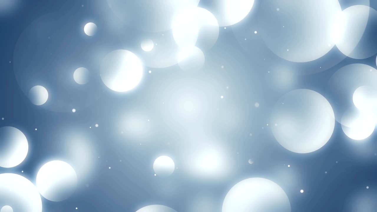 파란 먼지 입자 추상적인 빛 보케 모션 제목 영화적 배경 루프