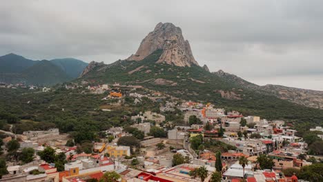 HYPERLAPSE: PE&Ntilde;A DE BERNAL ON A CLOUDY DAY