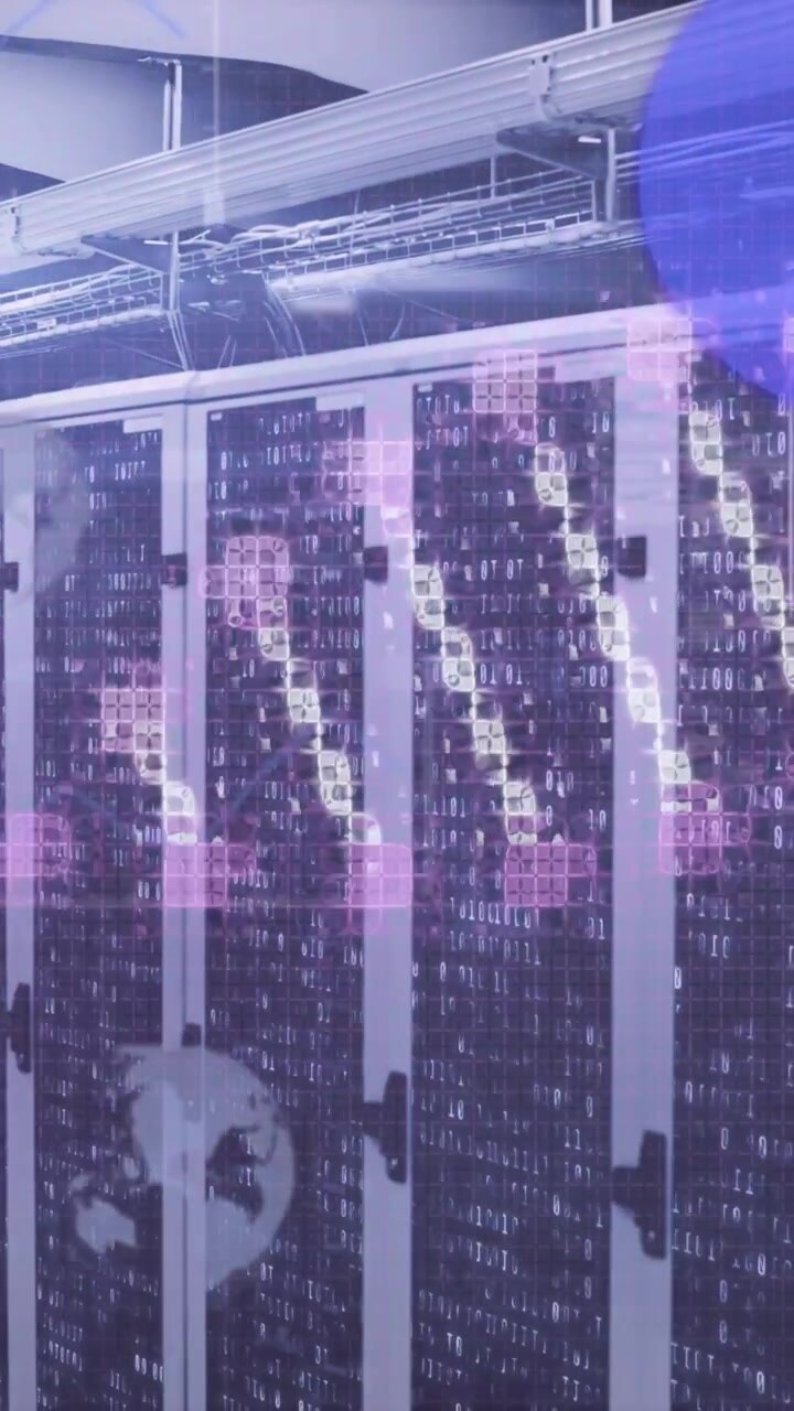 Animation of interference and interference over server servers