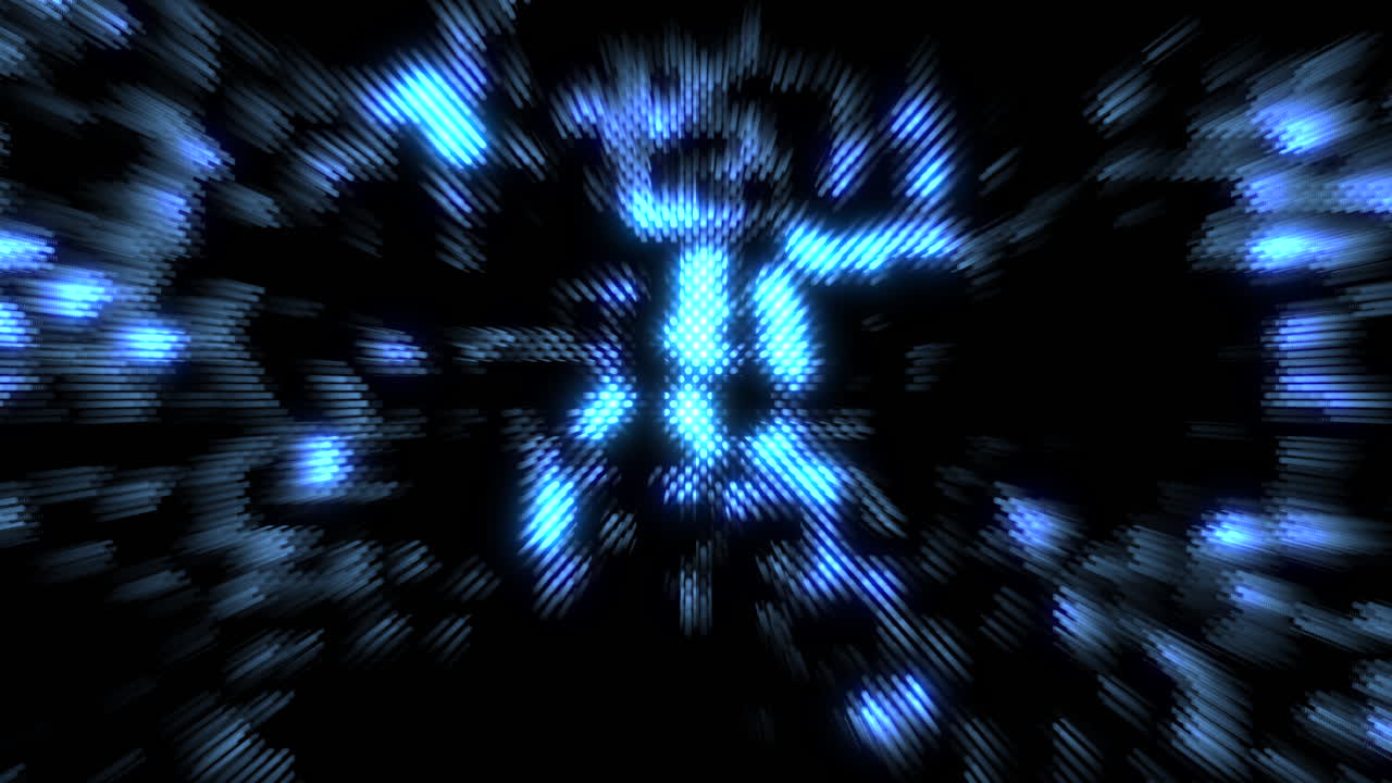 The image features a striking blue light pattern against a black background, ideal for web backgrounds or design elements, adding a sleek and modern touch