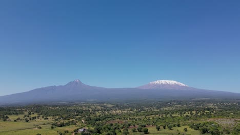 Uhuru-peak-snow-cap-of-mount-Kilimanjaro-natural-landscape-Africa