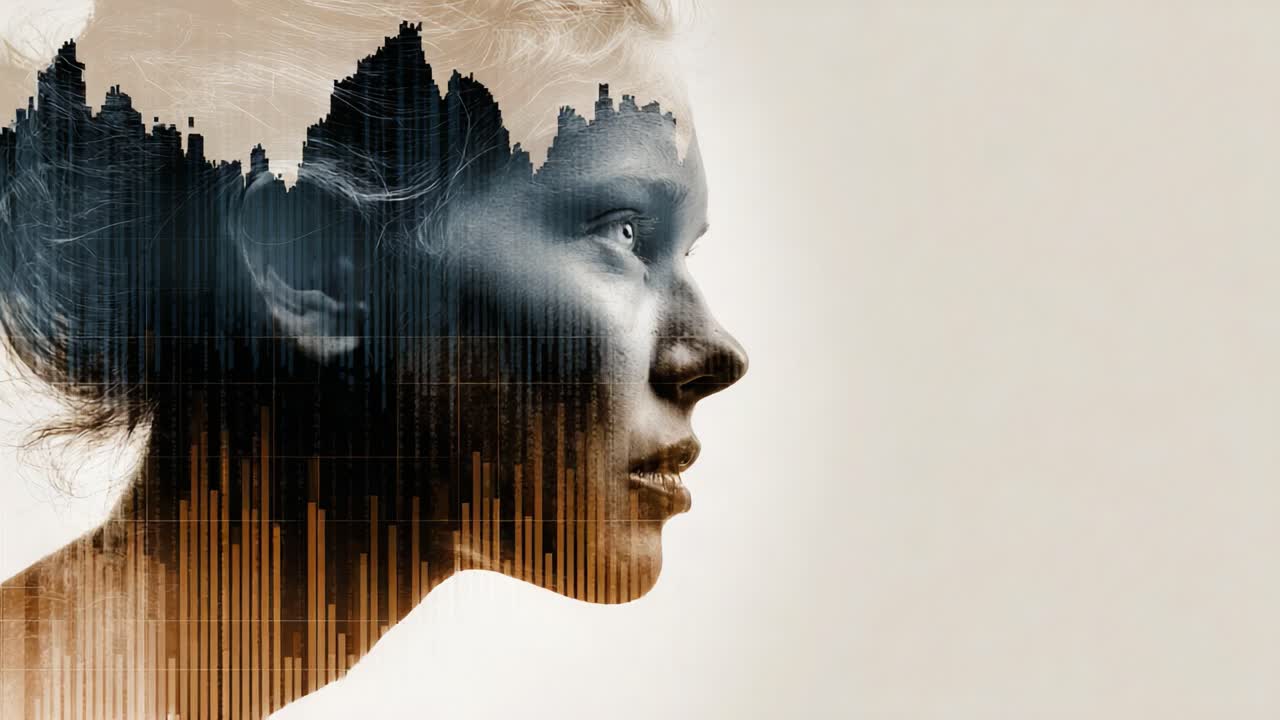 A Merging of Sound and Image: Artistic Representation of Human Emotion Through the Fusion of a Profile with Abstract Audio Visualization