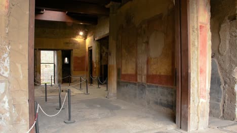 ruins of famous pompeii city, italy