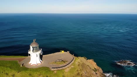 aerial reveal of famous new zealand scenic spot