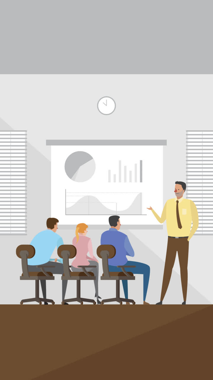 Business Presentation in an Office