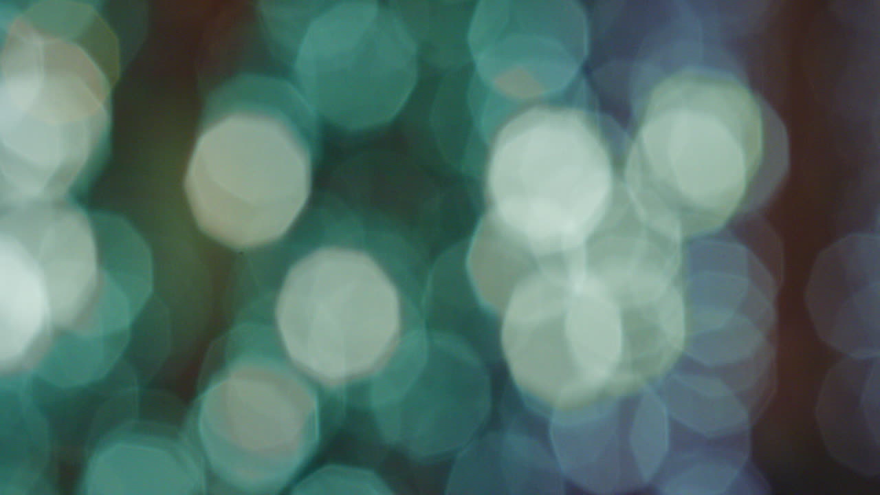 bokeh, luz de proyección de fondo verde y azul