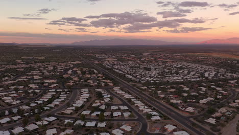 green valley arizona, city near tucson, catalina mountains in distance