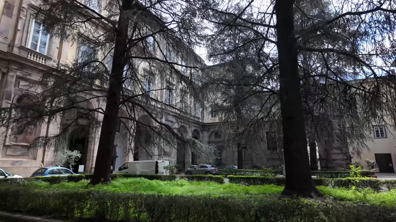 Ducale Palace Palazzo building park in Bologna Italy during the day