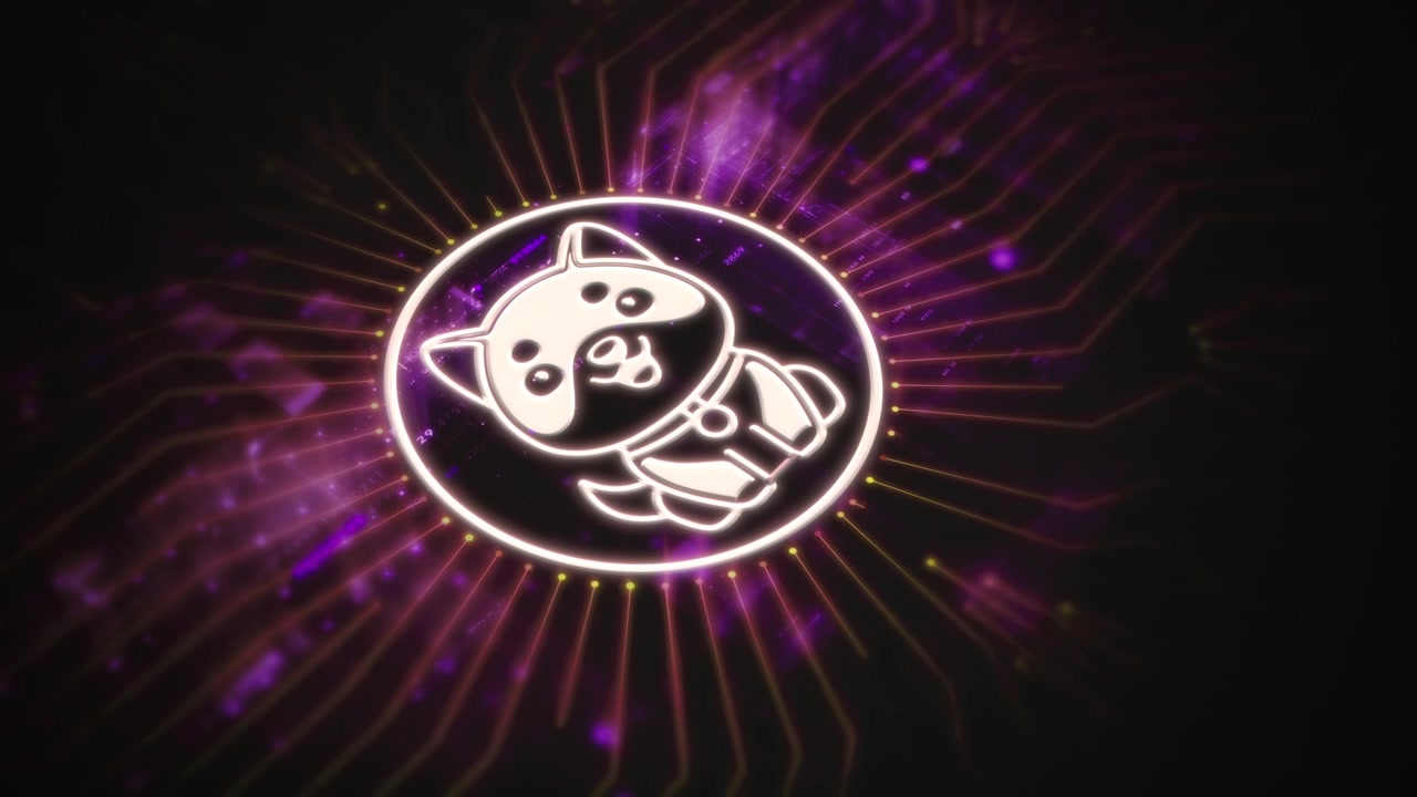 Futuristic digital background highlighting advanced cryptocurrency and encryption technology, featuring blockchain networks and secure cryptographic systems : Babydoge, Babydoge coin