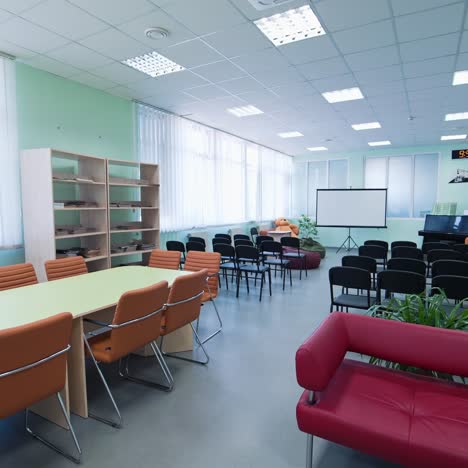 interior of empty modern office