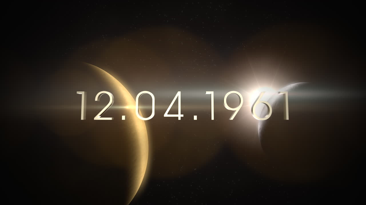 1961년 4월 12일, 은하계에 행성과 별이 있음