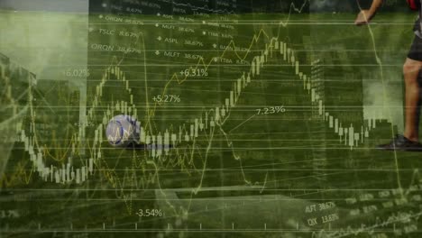 Animación-Del-Procesamiento-De-Datos-Financieros-Sobre-Un-Jugador-De-Fútbol.