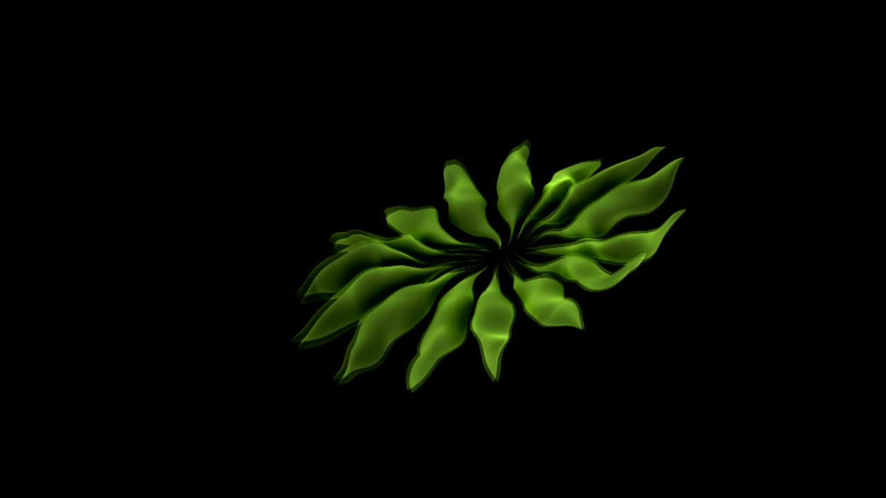 Abstract Background Rotating Segmented Organic Form