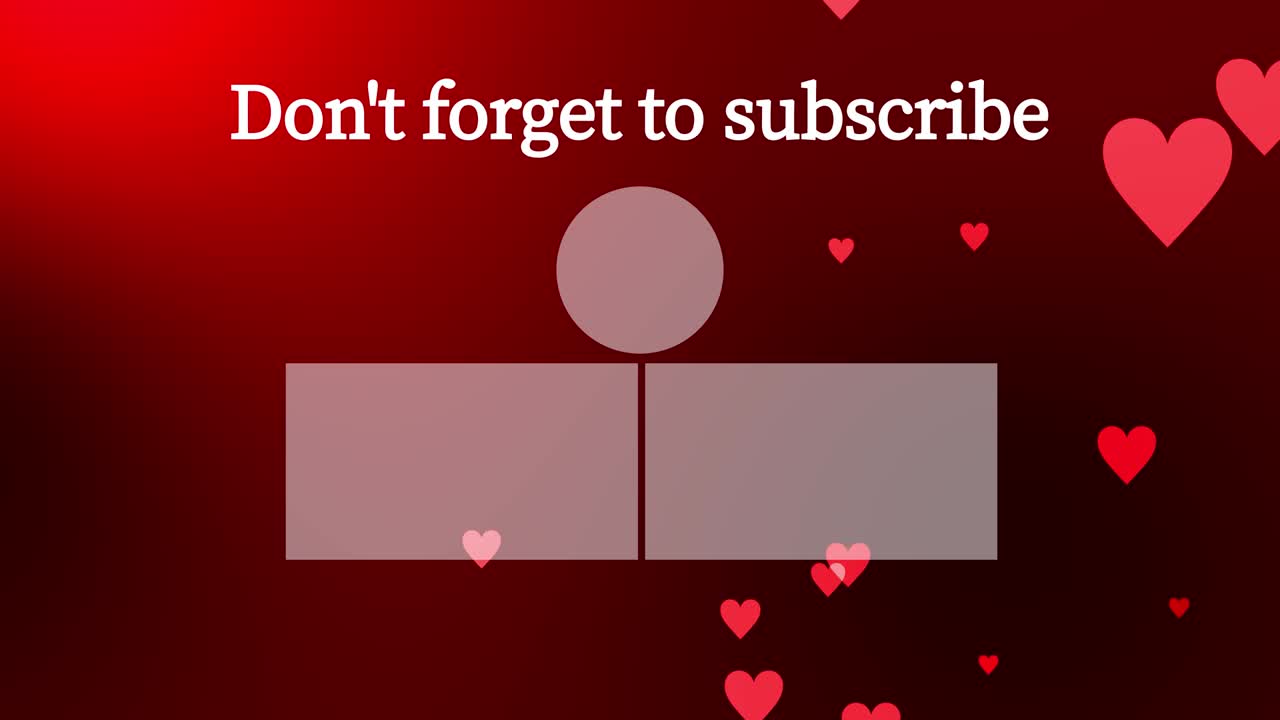 마크 그라데이션 입자, 엔드 카드, 엔딩 스크린, 모션 그래픽