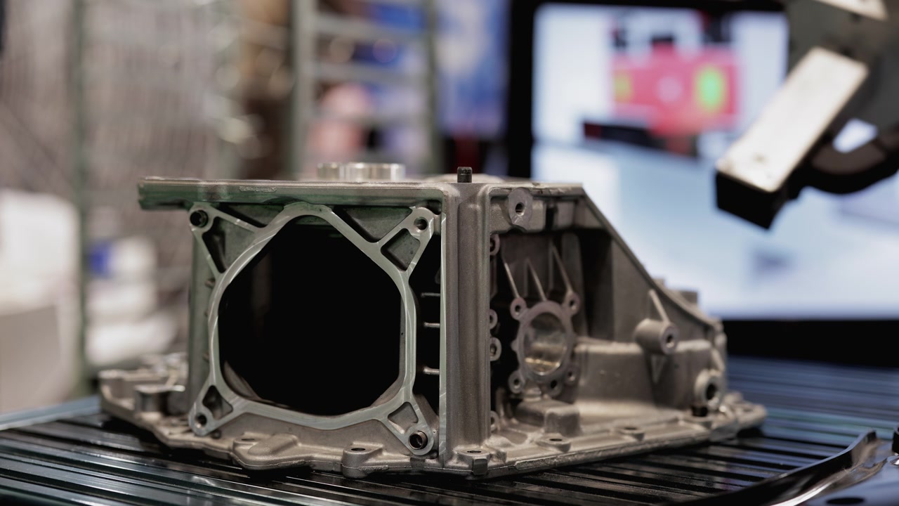Automated Quality Inspection of Metal Engine Component in Factory