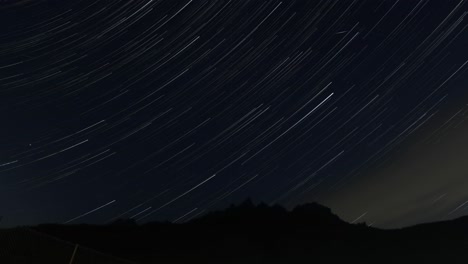 Gopro-Startrail-En-La-Montaña