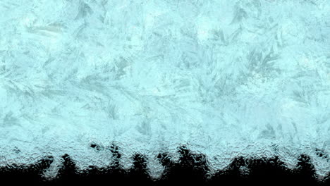 frost and ice transition