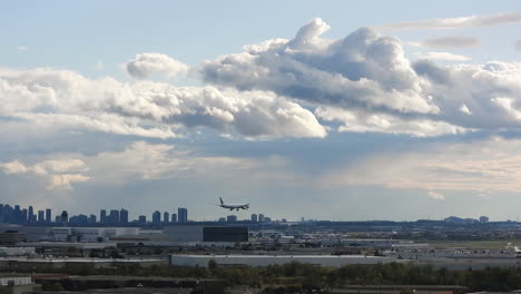planeo de un aterrizaje de avión