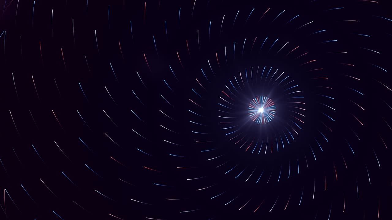 추상적인 나선형 폭발