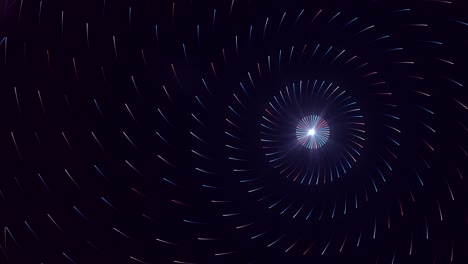 abstract spiral burst