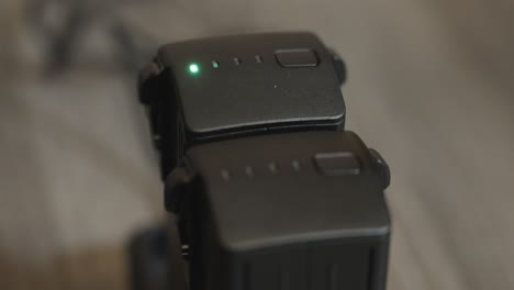 two drone batteries
