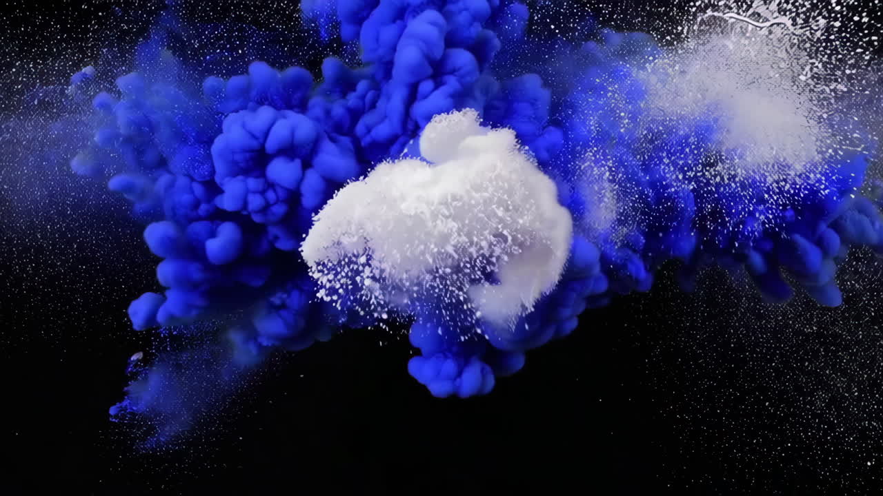 explosión de tinta abstracta